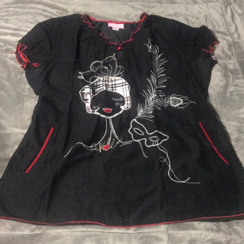 Koi Scrub top